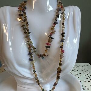 Multicolor Gemstone Beaded Necklace